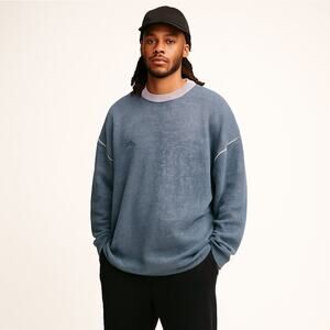 A-COLD-WALL* Shatter Jaq Jumper Sweater Merino Wool Deep Teal Sz XL NWT {3V26}